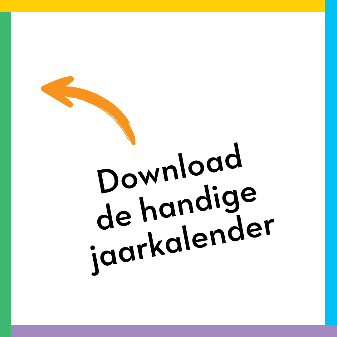 Download de handige jaarkalender